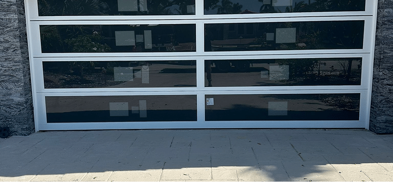 Custom luxury garage door design Florida Broward County