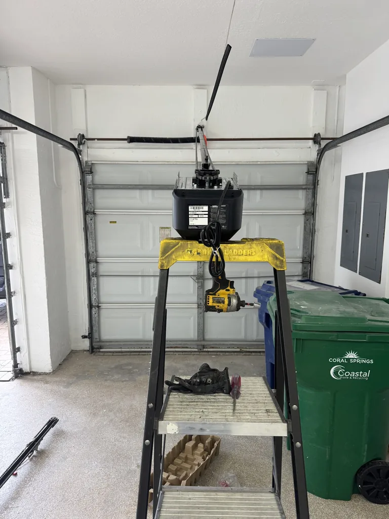 Ultra-quiet garage door opener installation Coral Springs FL