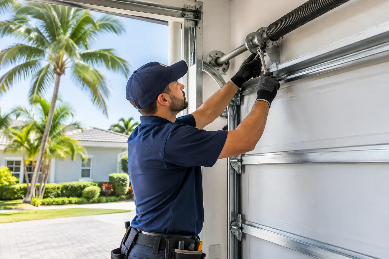 Garage Door Maintenance in Salt Air for Broward Homes