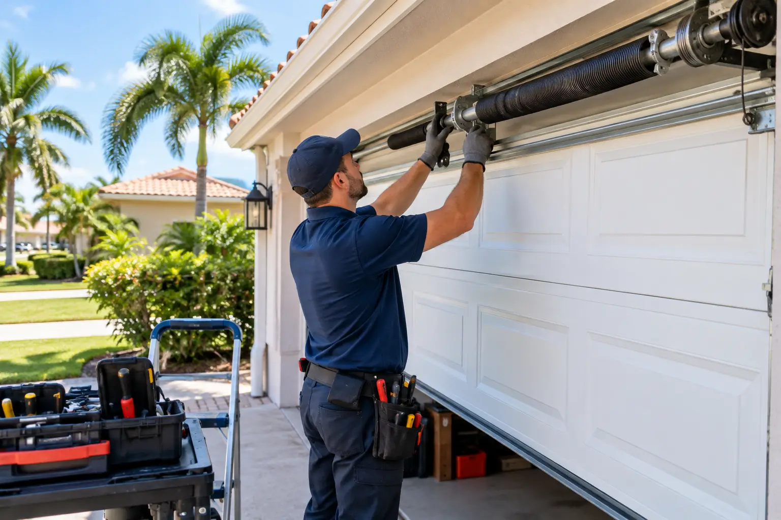 Garage Door Repair Cost in Broward County
