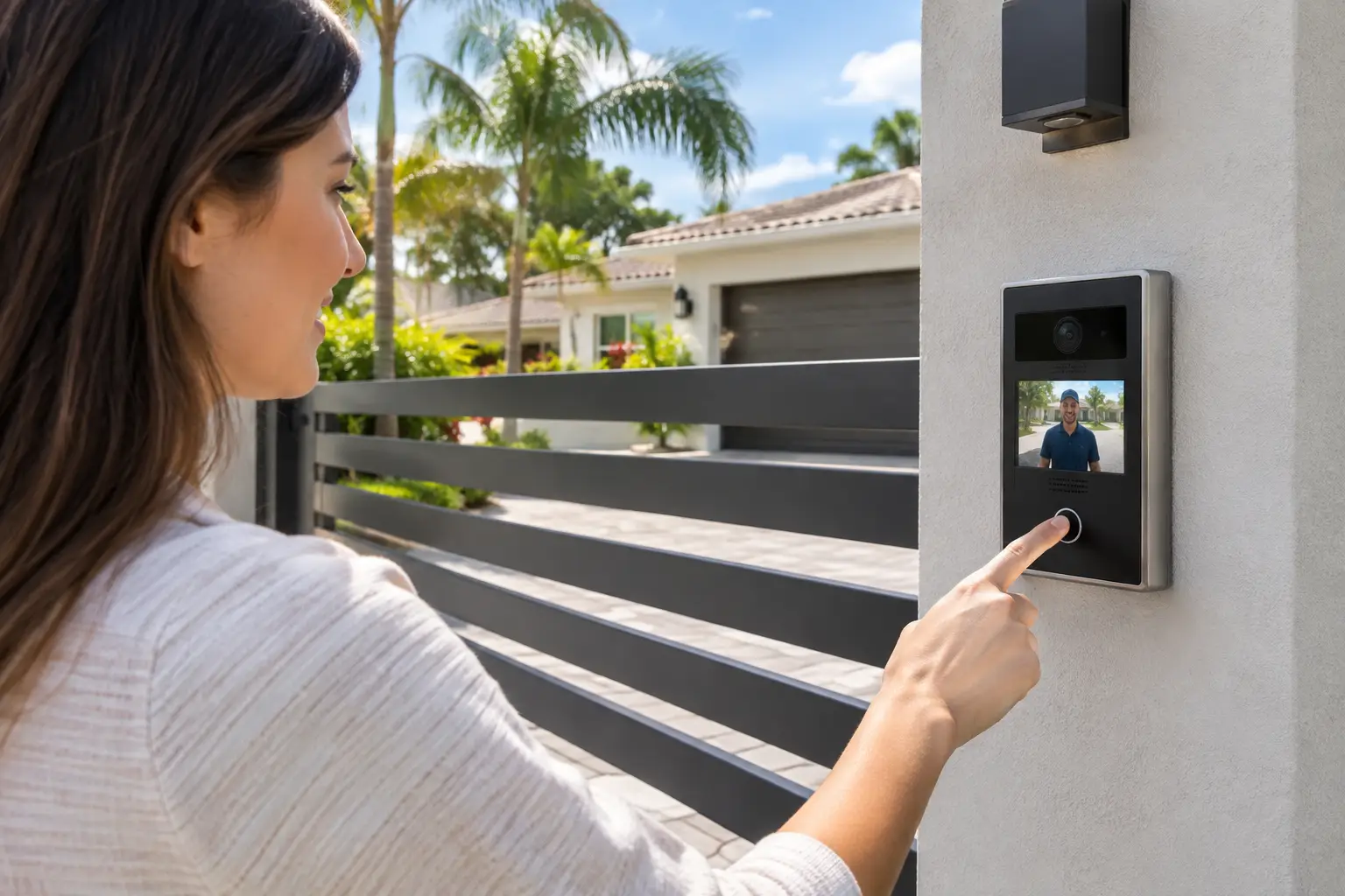 Video Intercom Gate Installation for Broward Homes